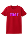 THOT Artistic Text Womens Dark T-Shirt-TooLoud-Red-X-Small-Davson Sales