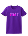 THOT Artistic Text Womens Dark T-Shirt-TooLoud-Purple-X-Small-Davson Sales