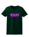 THOT Artistic Text Womens Dark T-Shirt-TooLoud-Forest-Green-Small-Davson Sales