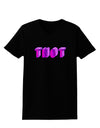 THOT Artistic Text Womens Dark T-Shirt-TooLoud-Black-X-Small-Davson Sales