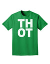 THOT Bold Text Adult Dark T-Shirt-Mens T-Shirt-TooLoud-Kelly-Green-Small-Davson Sales