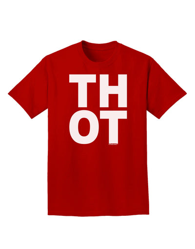 THOT Bold Text Adult Dark T-Shirt-Mens T-Shirt-TooLoud-Red-Small-Davson Sales