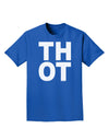 THOT Bold Text Adult Dark T-Shirt-Mens T-Shirt-TooLoud-Royal-Blue-Small-Davson Sales