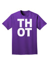 THOT Bold Text Adult Dark T-Shirt-Mens T-Shirt-TooLoud-Purple-Small-Davson Sales