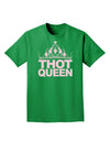 THOT Queen Adult Dark T-Shirt-Mens T-Shirt-TooLoud-Kelly-Green-Small-Davson Sales