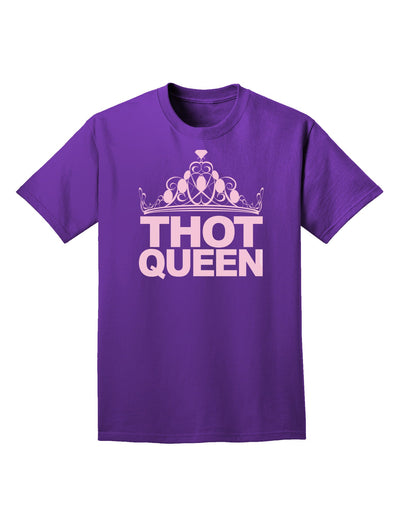 THOT Queen Adult Dark T-Shirt-Mens T-Shirt-TooLoud-Purple-Small-Davson Sales