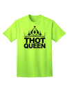 THOT Queen Adult T-Shirt: Empowering Fashion Statement for Modern Women-Mens T-shirts-TooLoud-Neon-Green-Small-Davson Sales