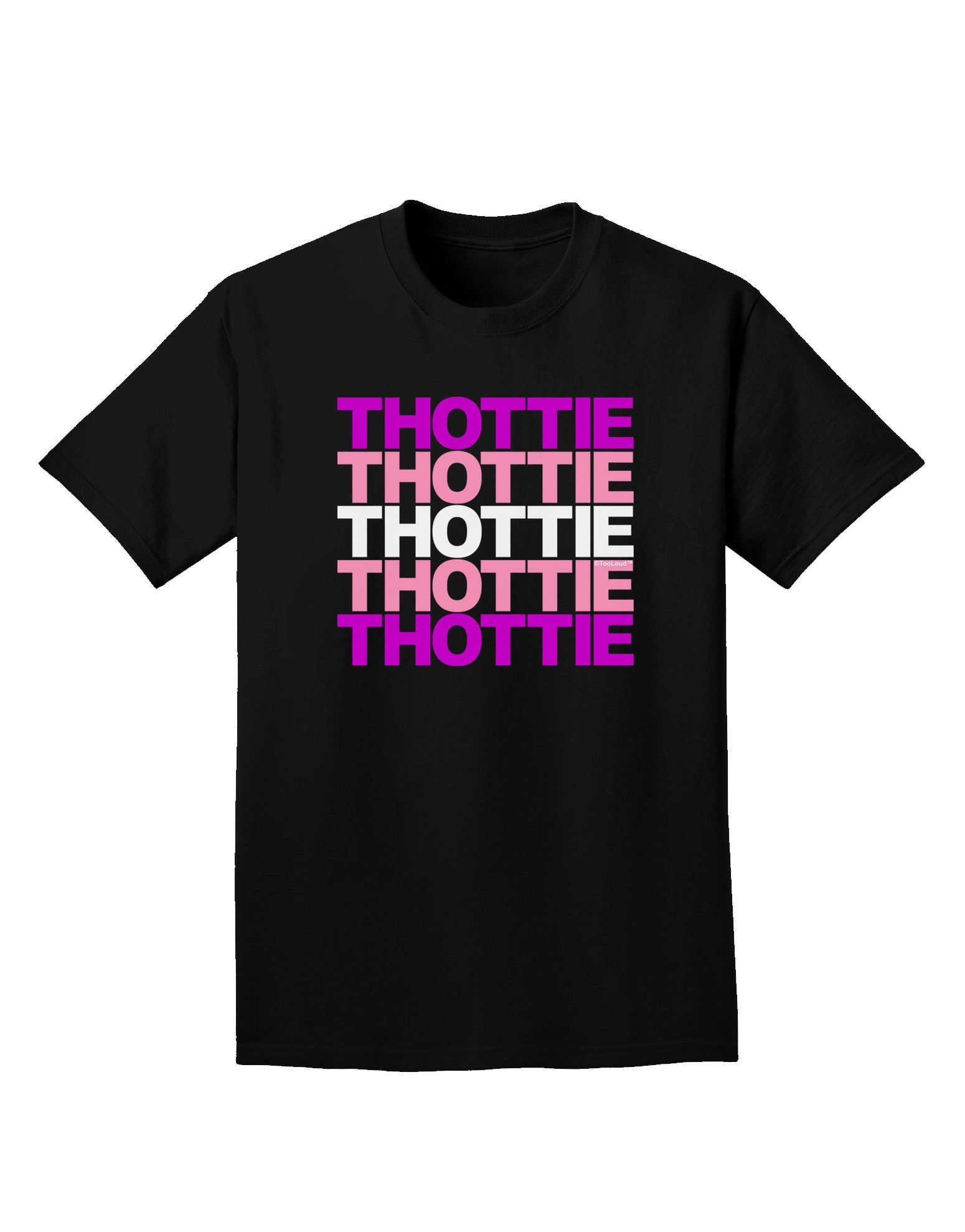 THOTTIE Adult Dark T-Shirt-Mens T-Shirt-TooLoud-Black-Small-Davson Sales