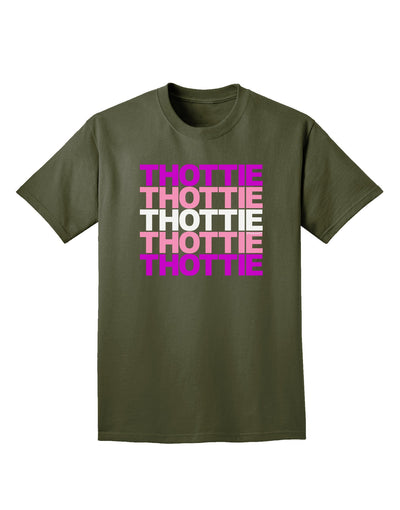 THOTTIE Adult Dark T-Shirt-Mens T-Shirt-TooLoud-Military-Green-Small-Davson Sales