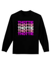 THOTTIE Adult Long Sleeve Dark T-Shirt-TooLoud-Black-Small-Davson Sales