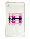 THOTTIE Micro Terry Gromet Golf Towel 11&#x22;x19-Golf Towel-TooLoud-White-Davson Sales