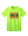 THOTTIE Premium Adult T-Shirt Collection - Elegance Meets Comfort-Mens T-shirts-TooLoud-Neon-Green-Small-Davson Sales