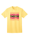 THOTTIE Premium Adult T-Shirt Collection - Elegance Meets Comfort-Mens T-shirts-TooLoud-Yellow-Small-Davson Sales