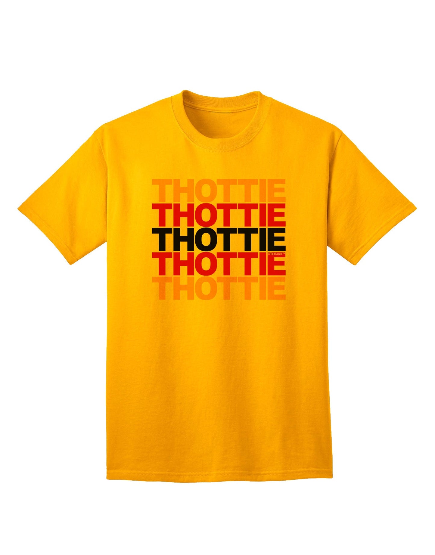 THOTTIE Premium Adult T-Shirt Collection - Elegance Meets Comfort-Mens T-shirts-TooLoud-Gold-Small-Davson Sales