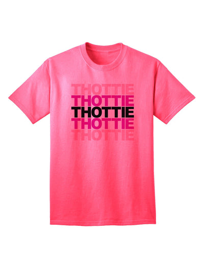 THOTTIE Premium Adult T-Shirt Collection - Elegance Meets Comfort-Mens T-shirts-TooLoud-Neon-Pink-Small-Davson Sales