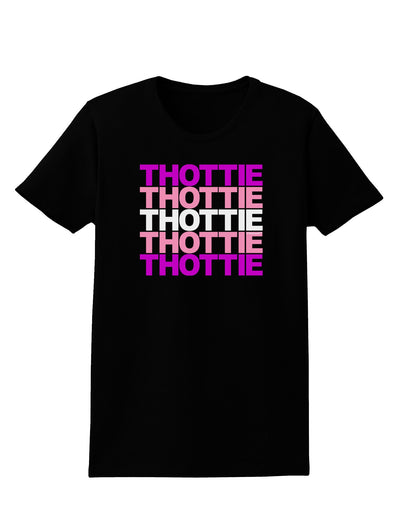 THOTTIE Womens Dark T-Shirt-TooLoud-Black-X-Small-Davson Sales