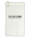 Table Flip Text Bubble Micro Terry Gromet Golf Towel 11&#x22;x19-Golf Towel-TooLoud-White-Davson Sales