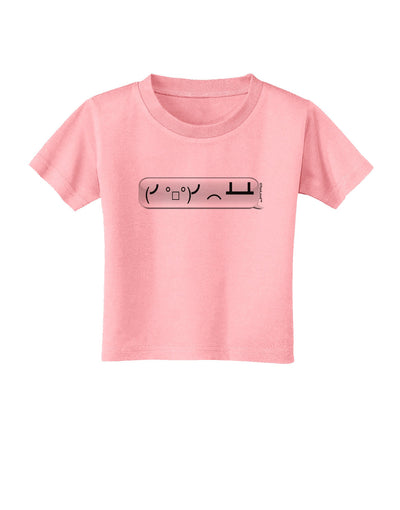 Table Flip Text Bubble Toddler T-Shirt-Toddler T-Shirt-TooLoud-Candy-Pink-2T-Davson Sales