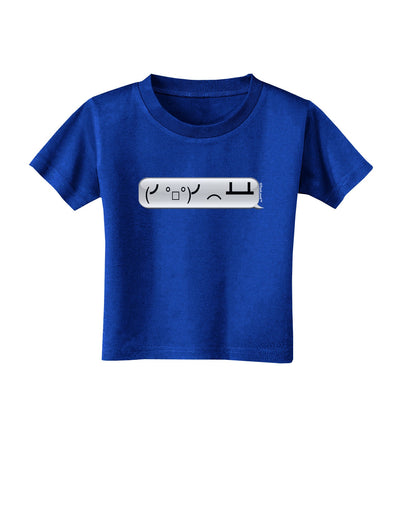 Table Flip Text Bubble Toddler T-Shirt Dark-Toddler T-Shirt-TooLoud-Royal-Blue-2T-Davson Sales