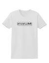 Table Flip Text Bubble Womens T-Shirt-Womens T-Shirt-TooLoud-White-X-Small-Davson Sales