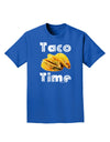 Taco Time - Mexican Food Design Adult Dark T-Shirt by TooLoud-Mens T-Shirt-TooLoud-Royal-Blue-Small-Davson Sales