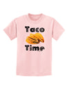 Taco Time - Mexican Food Design Childrens T-Shirt by TooLoud-Childrens T-Shirt-TooLoud-PalePink-X-Small-Davson Sales
