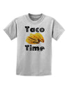 Taco Time - Mexican Food Design Childrens T-Shirt by TooLoud-Childrens T-Shirt-TooLoud-AshGray-X-Small-Davson Sales