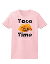 Taco Time - Mexican Food Design Womens T-Shirt by TooLoud-Womens T-Shirt-TooLoud-PalePink-X-Small-Davson Sales