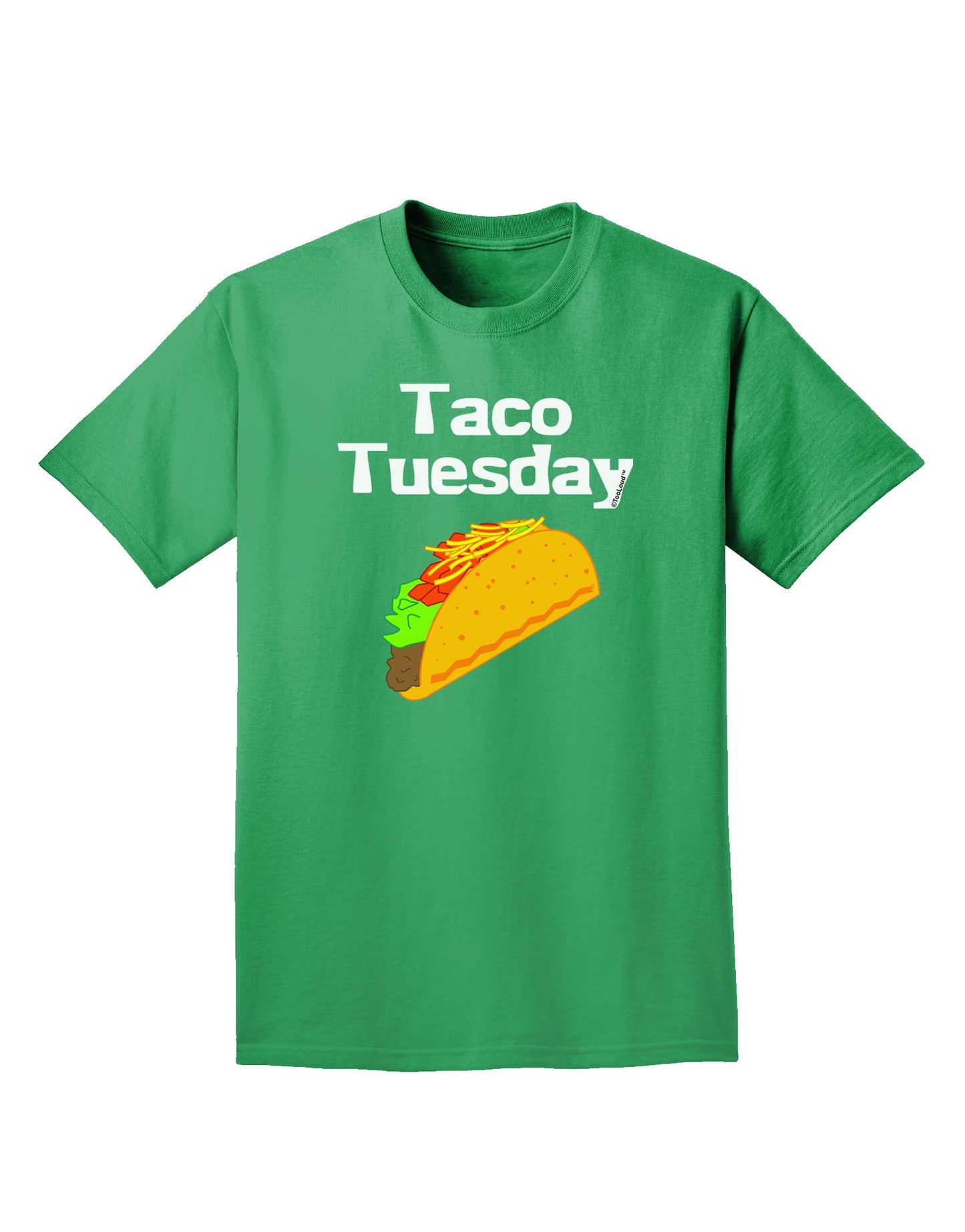 Taco Tuesday Design Adult Dark T-Shirt by TooLoud-Mens T-Shirt-TooLoud-Kelly-Green-Small-Davson Sales