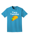 Taco Tuesday Design Adult Dark T-Shirt by TooLoud-Mens T-Shirt-TooLoud-Turquoise-Small-Davson Sales