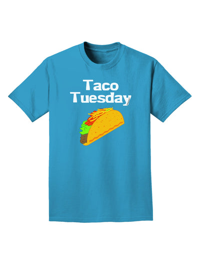 Taco Tuesday Design Adult Dark T-Shirt by TooLoud-Mens T-Shirt-TooLoud-Turquoise-Small-Davson Sales