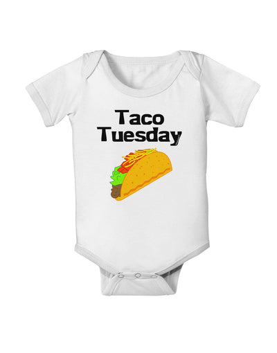 Taco Tuesday Design Baby Romper Bodysuit by TooLoud-Baby Romper-TooLoud-White-06-Months-Davson Sales