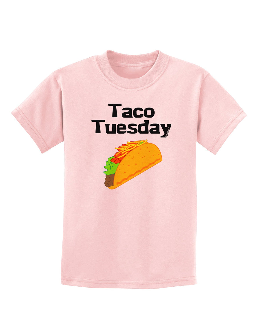 Taco Tuesday Design Childrens T-Shirt by TooLoud-Childrens T-Shirt-TooLoud-White-X-Small-Davson Sales