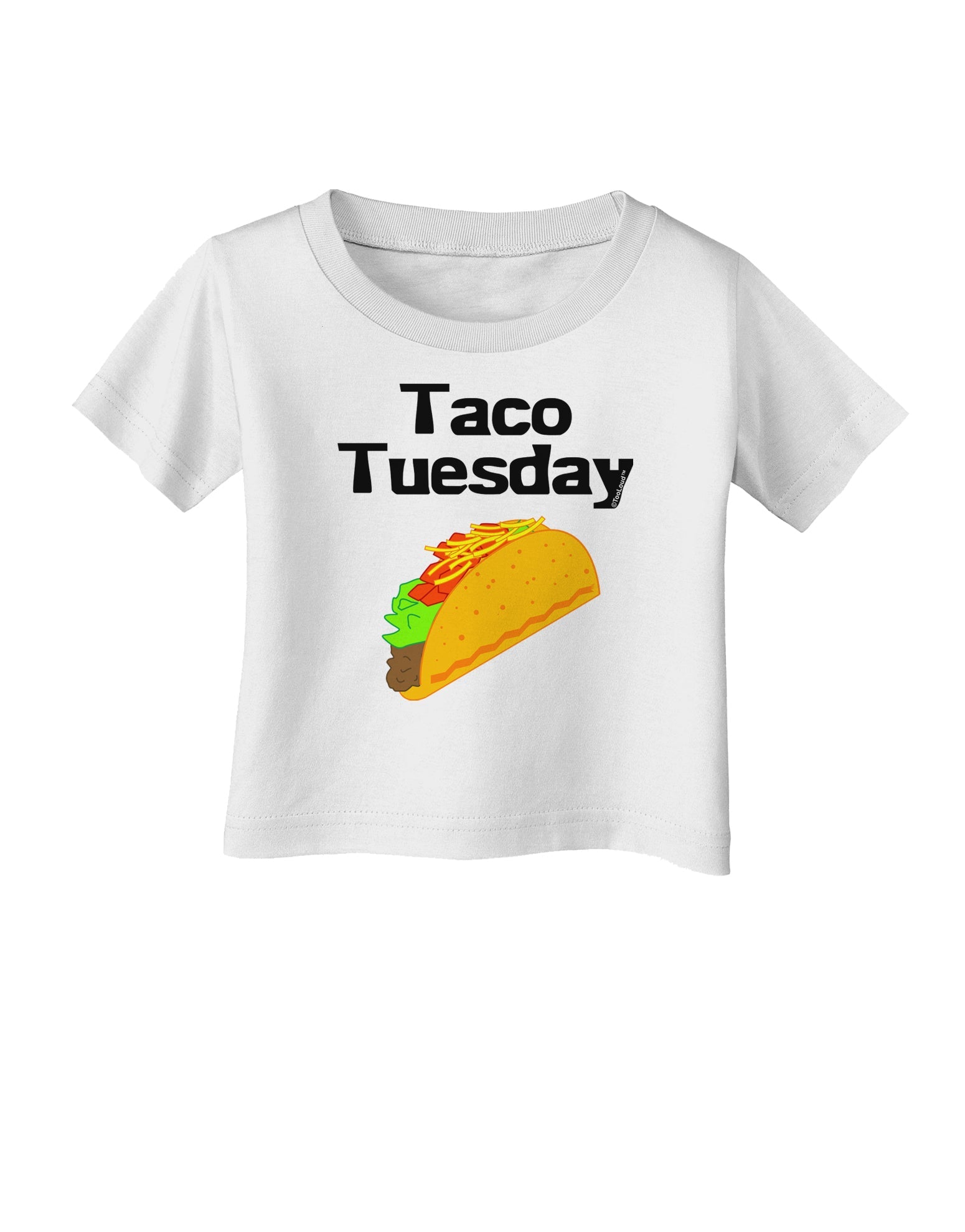 Taco Tuesday Design Infant T-Shirt by TooLoud-Infant T-Shirt-TooLoud-White-06-Months-Davson Sales