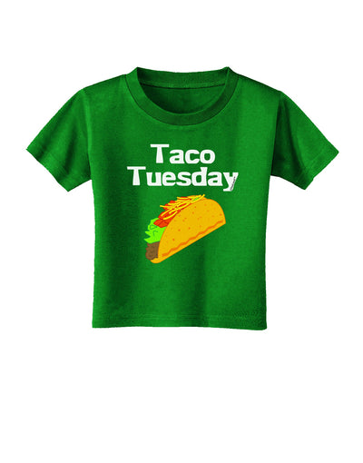 Taco Tuesday Design Toddler T-Shirt Dark by TooLoud-Toddler T-Shirt-TooLoud-Royal-Blue-2T-Davson Sales