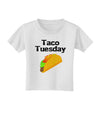 Taco Tuesday Design Toddler T-Shirt by TooLoud-Toddler T-Shirt-TooLoud-White-2T-Davson Sales