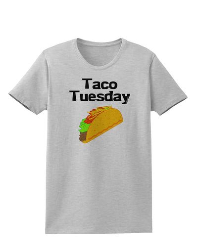 Taco Tuesday Design Womens T-Shirt by TooLoud-Womens T-Shirt-TooLoud-AshGray-X-Small-Davson Sales