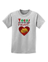 Tacos Are the Way To My Heart Childrens T-Shirt-Childrens T-Shirt-TooLoud-AshGray-X-Small-Davson Sales