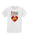 Tacos Are the Way To My Heart Childrens T-Shirt-Childrens T-Shirt-TooLoud-White-X-Small-Davson Sales