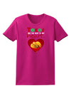 Tacos Are the Way To My Heart Womens Dark T-Shirt-TooLoud-Hot-Pink-Small-Davson Sales