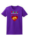 Tacos Are the Way To My Heart Womens Dark T-Shirt-TooLoud-Purple-X-Small-Davson Sales