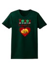 Tacos Are the Way To My Heart Womens Dark T-Shirt-TooLoud-Forest-Green-Small-Davson Sales