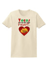 Tacos Are the Way To My Heart Womens T-Shirt-Womens T-Shirt-TooLoud-Natural-X-Small-Davson Sales