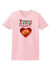 Tacos Are the Way To My Heart Womens T-Shirt-Womens T-Shirt-TooLoud-PalePink-X-Small-Davson Sales