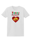 Tacos Are the Way To My Heart Womens T-Shirt-Womens T-Shirt-TooLoud-White-X-Small-Davson Sales