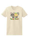 Tacos Rule Taco Cat Design Womens T-Shirt by TooLoud-Womens T-Shirt-TooLoud-Natural-X-Small-Davson Sales