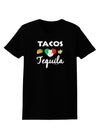 Tacos & Tequila Womens Dark T-Shirt-TooLoud-Black-X-Small-Davson Sales