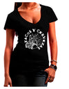 Tacos Y Cervezas Dark Womens V-Neck Dark T-Shirt-Womens V-Neck T-Shirts-TooLoud-Black-Juniors Fitted Small-Davson Sales