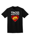 Tacos before Vatos Adult Dark T-Shirt-Mens T-Shirt-TooLoud-Black-Small-Davson Sales