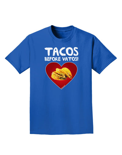 Tacos before Vatos Adult Dark T-Shirt-Mens T-Shirt-TooLoud-Royal-Blue-Small-Davson Sales